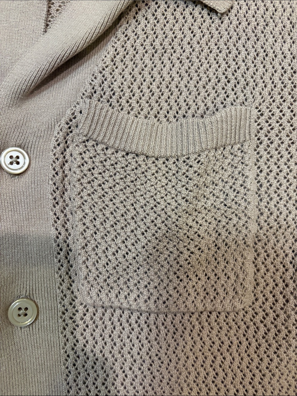 Men’s Short-Sleeve Knit Polo Shirt - Picture 3 of 4